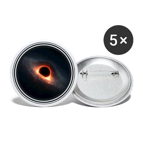 Black Hole Mystery - Buttons large 2.2'' (5-pack)