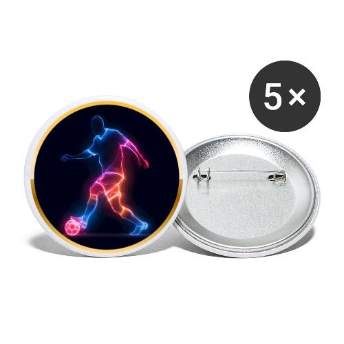 Soccer: Electric Kick Ring - Buttons large 2.2'' (5-pack)