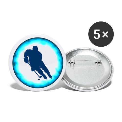 Hockey: Ice Warrior - Buttons large 2.2'' (5-pack)