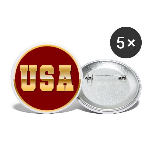 Golden USA Seal - Buttons large 2.2'' (5-pack)