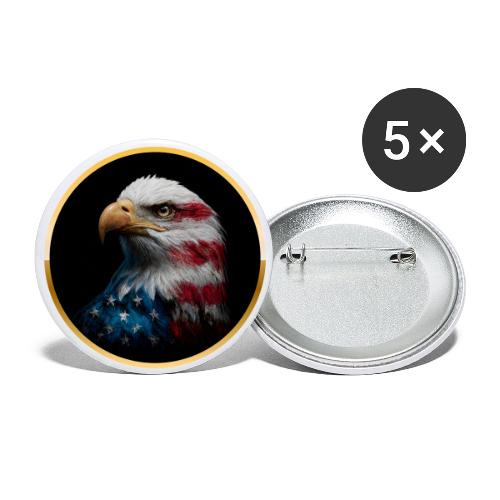 USA: Liberty Emblem - Buttons large 2.2'' (5-pack)