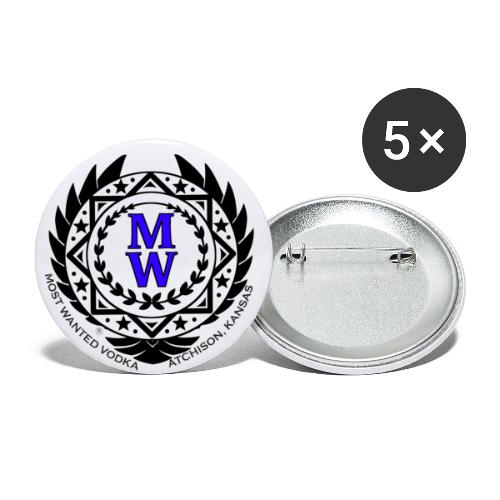 The Most Wanted Crest - Buttons large 2.2'' (5-pack)