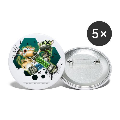 rats in love - Buttons large 2.2'' (5-pack)