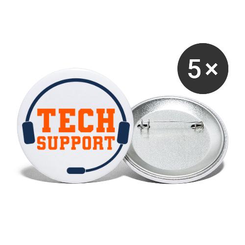 Tech Support Mode On - Buttons large 2.2'' (5-pack)
