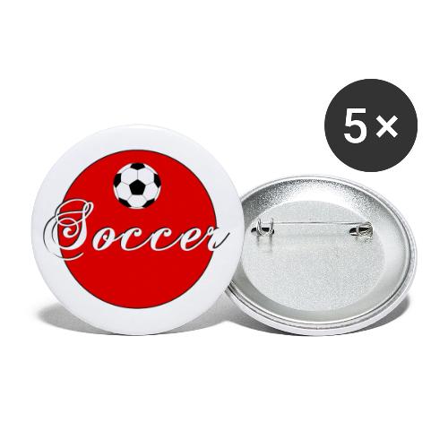 Soccer: Goal Circle - Buttons large 2.2'' (5-pack)