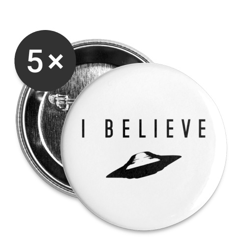 UFO I Believe - Buttons large 2.2'' (5-pack)