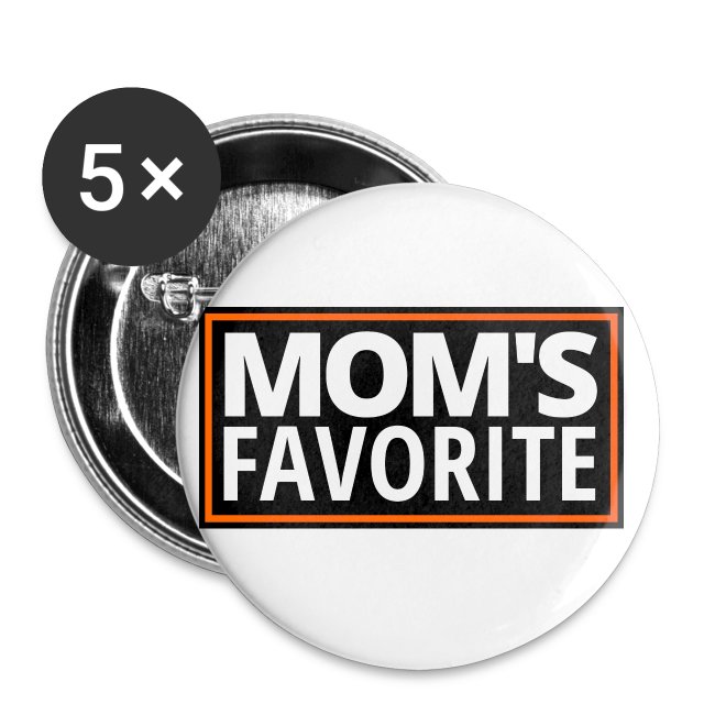 MOM'S FAVORITE (Black & Orange Logo)
