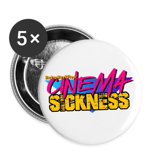 Cinema Sickness - Buttons large 2.2'' (5-pack)