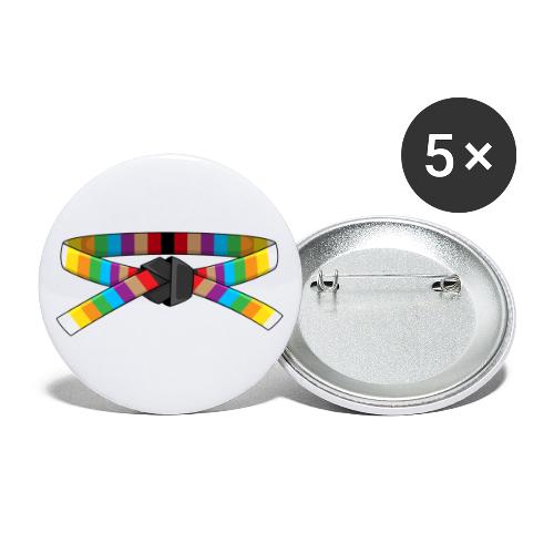 Multicolor Belt - Buttons large 2.2'' (5-pack)