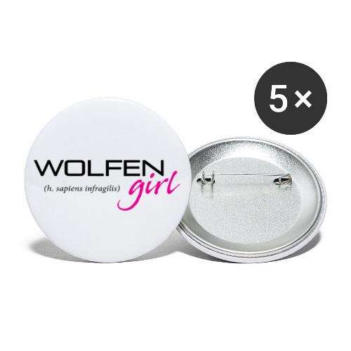 Wolfen Girl on Light - Buttons large 2.2'' (5-pack)