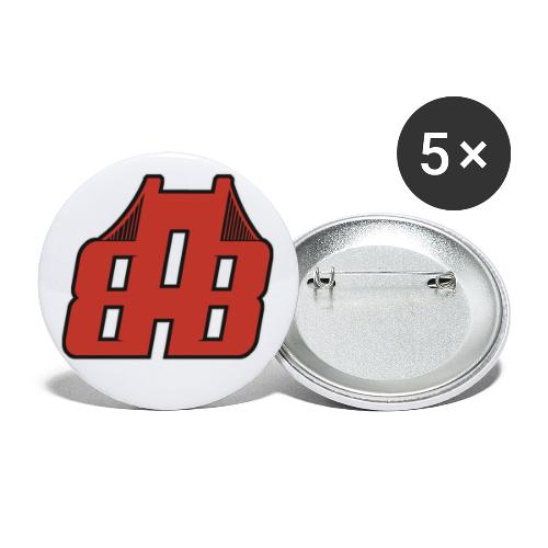 Bay Area Buggs Official Logo - Buttons large 2.2'' (5-pack)
