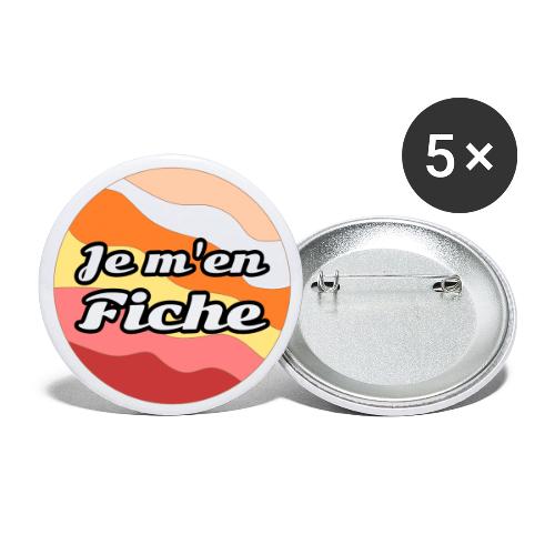 I don't care - Buttons large 2.2'' (5-pack)