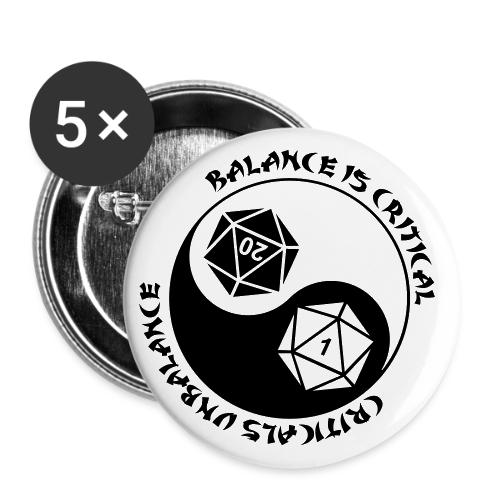 Balance is Critical - Buttons large 2.2'' (5-pack)