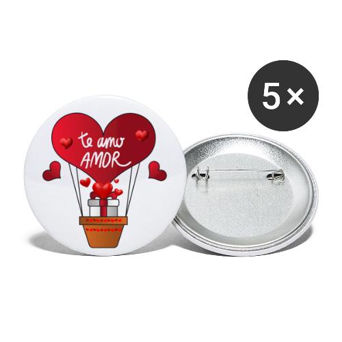Fashion Valentine's Day Hearts, Gifts February 14 - Buttons large 2.2'' (5-pack)