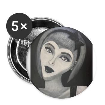 Cleo - Buttons large 2.2'' (5-pack) - white