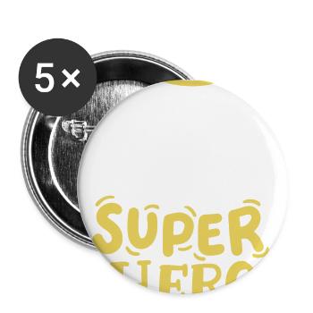 Christian Faith Religious - Buttons large 2.2'' (5-pack) - white