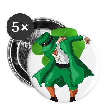 The Mischievous Emerald Guardian - Buttons large 2.2'' (5-pack) - white