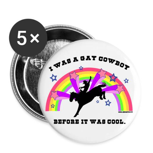 Gay Cowboy - Buttons large 2.2'' (5-pack)