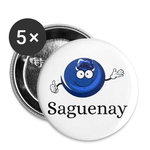 Bleuet du Saguenay - Buttons large 2.2'' (5-pack)