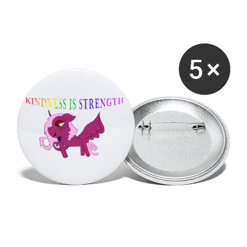 Kindness is Strength - Buttons large 2.2'' (5-pack)
