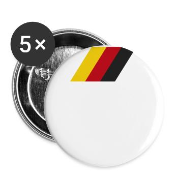 German Motorsport - Buttons large 2.2'' (5-pack) - white