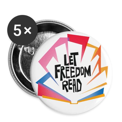 Let Freedom Read - Buttons large 2.2'' (5-pack)