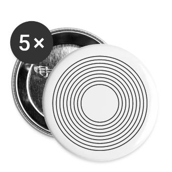 Radionic Merch - 9 Archangels protection - Buttons large 2.2'' (5-pack) - white
