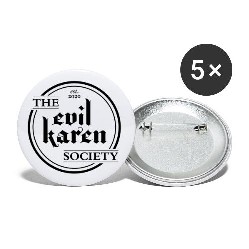 The Evil Karen Society Merchandise - Buttons large 2.2'' (5-pack)