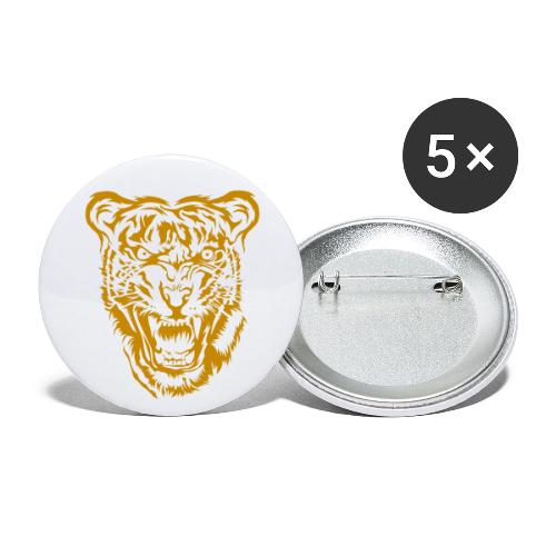 Roar into Adventure: Discover Tiger Souvenirs - Buttons large 2.2'' (5-pack)
