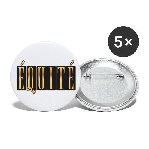 Golden Fairness - Buttons large 2.2'' (5-pack)
