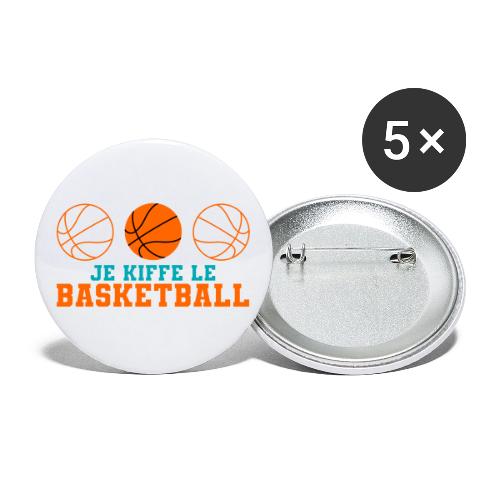 I love basketball - Buttons large 2.2'' (5-pack)