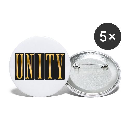Golden Unity - Buttons large 2.2'' (5-pack)