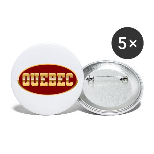 Quebec Gleams - Buttons large 2.2'' (5-pack)