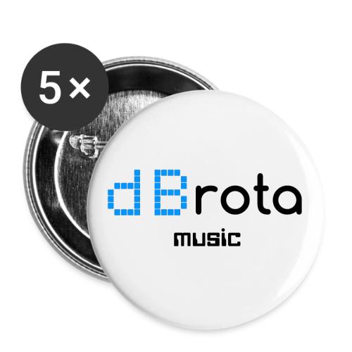 dBrota Music - Buttons large 2.2'' (5-pack)