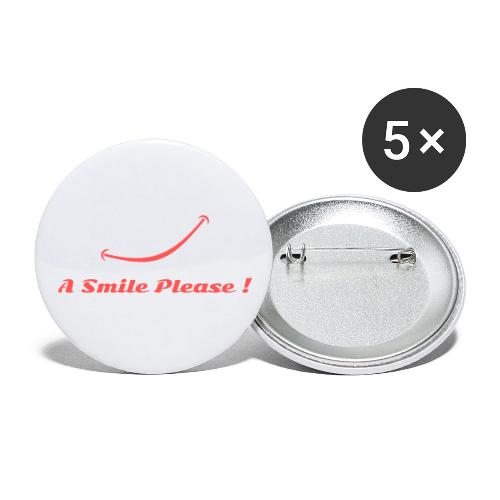 A Smile Please! - Buttons large 2.2'' (5-pack)