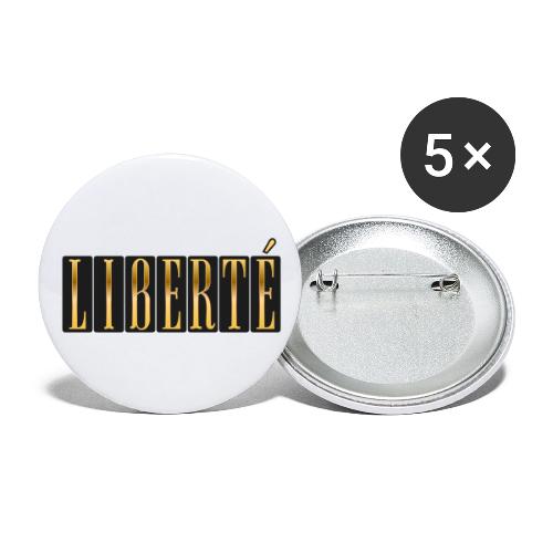 Golden Freedom - Buttons large 2.2'' (5-pack)