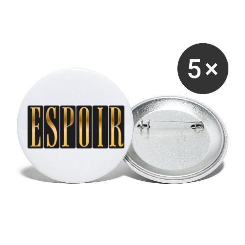 Espoir Doré - Buttons large 2.2'' (5-pack)