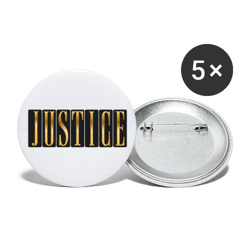 Golden Justice - Buttons large 2.2'' (5-pack)