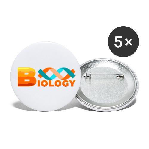 Biology: Life Unfolded - Buttons large 2.2'' (5-pack)