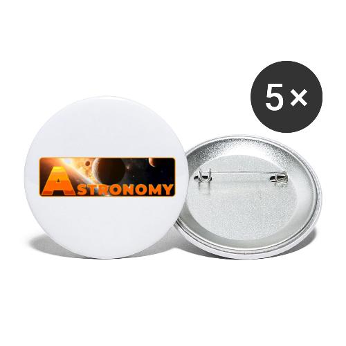 Astronomy - Buttons large 2.2'' (5-pack)
