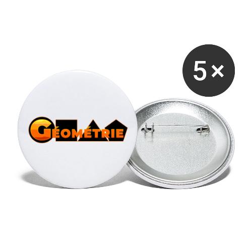 Geometry: Shapes and Figures - Buttons large 2.2'' (5-pack)