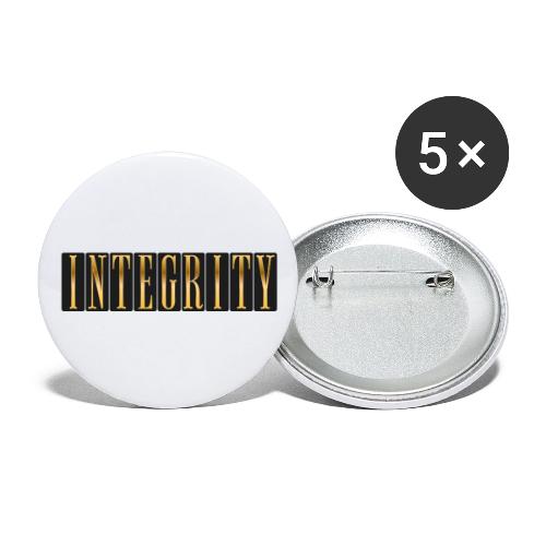 Golden Integrity - Buttons large 2.2'' (5-pack)