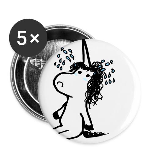 unicornio lloron - Buttons large 2.2'' (5-pack)