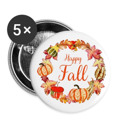 Happy Fall - Buttons large 2.2'' (5-pack)