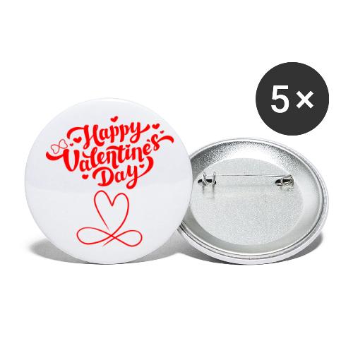 Valentine's Day Designs of Love and Infinity. - Buttons large 2.2'' (5-pack)