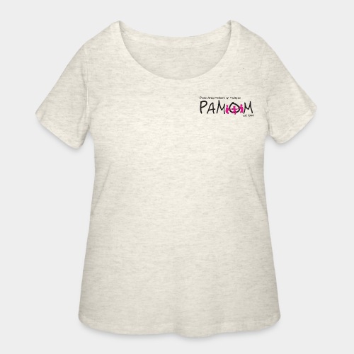 PAMOM Pocket Logo - Women's Curvy T-Shirt
