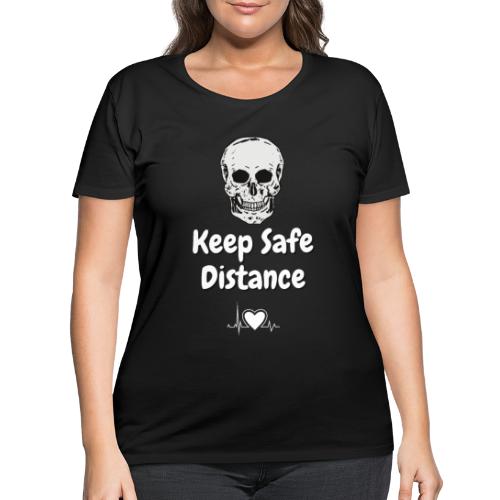 Keep Safe Distance - Women's Curvy T-Shirt