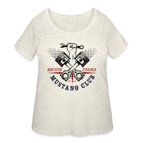 Crazy Pistons - Women's Curvy T-Shirt