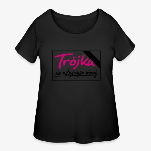 Trójka - nie usłyszysz więcej - Women's Curvy T-Shirt