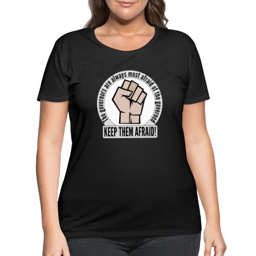 Stand up! Protest and fight for democracy! - Women's Curvy T-Shirt